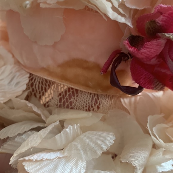 vintage hat/with flowers - Picture 14 of 14